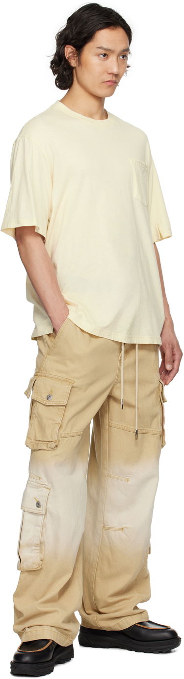 T-shirt Feng Chen Wang Feng Chen Wang Deconstructed T-Shirt Gul | FUS19TS10, 3