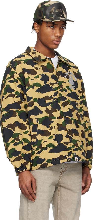 Vindjakke BAPE A Bathing Ape Gore-Tex Windstopper 1st Camo Coach Jacket Grøn | 001LJK701005M, 4