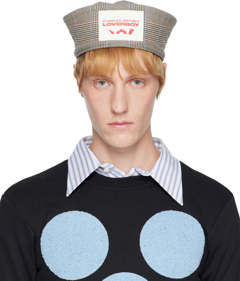 Sweater Charles Jeffrey Loverboy Charles Jeffrey LOVERBOY Sailor Prince of Wales Check Hat Sort | 054131603