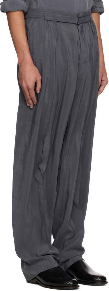 Bukser LEMAIRE Lemaire Belted Relaxed Trousers Sort | PA1196 LF1308, 4
