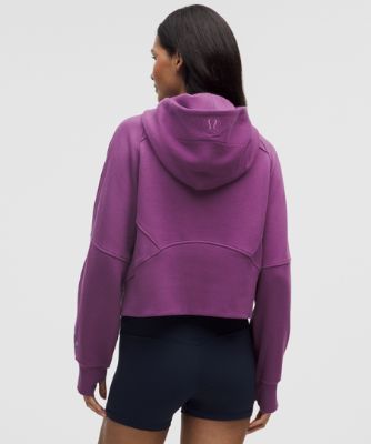 Sweatshirt lululemon Oversized Cropped Full Zip Hoodie Lilla | prod20000051, 9