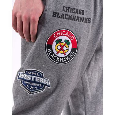 Joggingbukser Mitchell & Ness NHL M&N CITY COLLECTION FLEECE PANT BLACKHAWKS Grå | PSWP4988-CBHYYPPPGYHT, 1