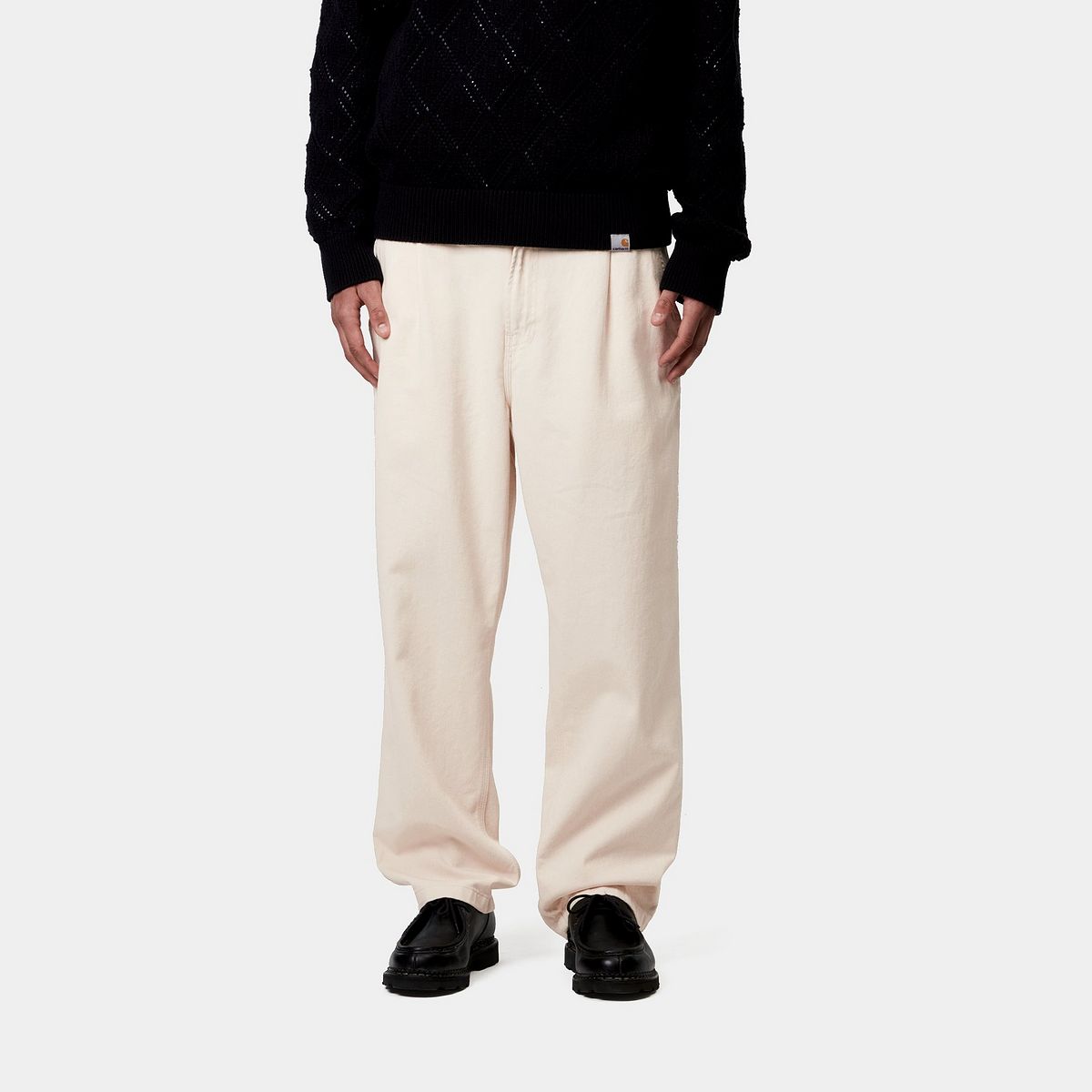 Bukser Carhartt WIP Carhartt WIP Albert Pleated Loose Fit Pants Beige | I034804_9, 0