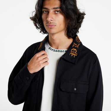 Jakke Pleasures Temper Work Jacket Sort | P22F029 BLACK, 2
