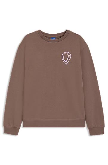 Sweater BOSS Happy HUGO Sweatshirt Brun | 50545052