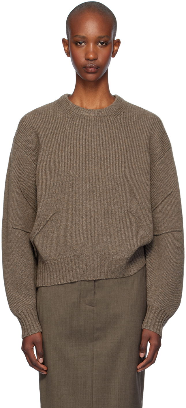 Sweater Helmut Lang Apex Knit Sweater Brun | O07HW705