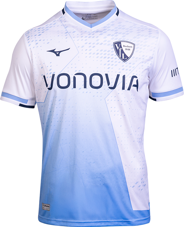 Jersey Mizuno VfL Bochum Away Jersey 2025/26 by Mizuno Blå | p2gacx02-01
