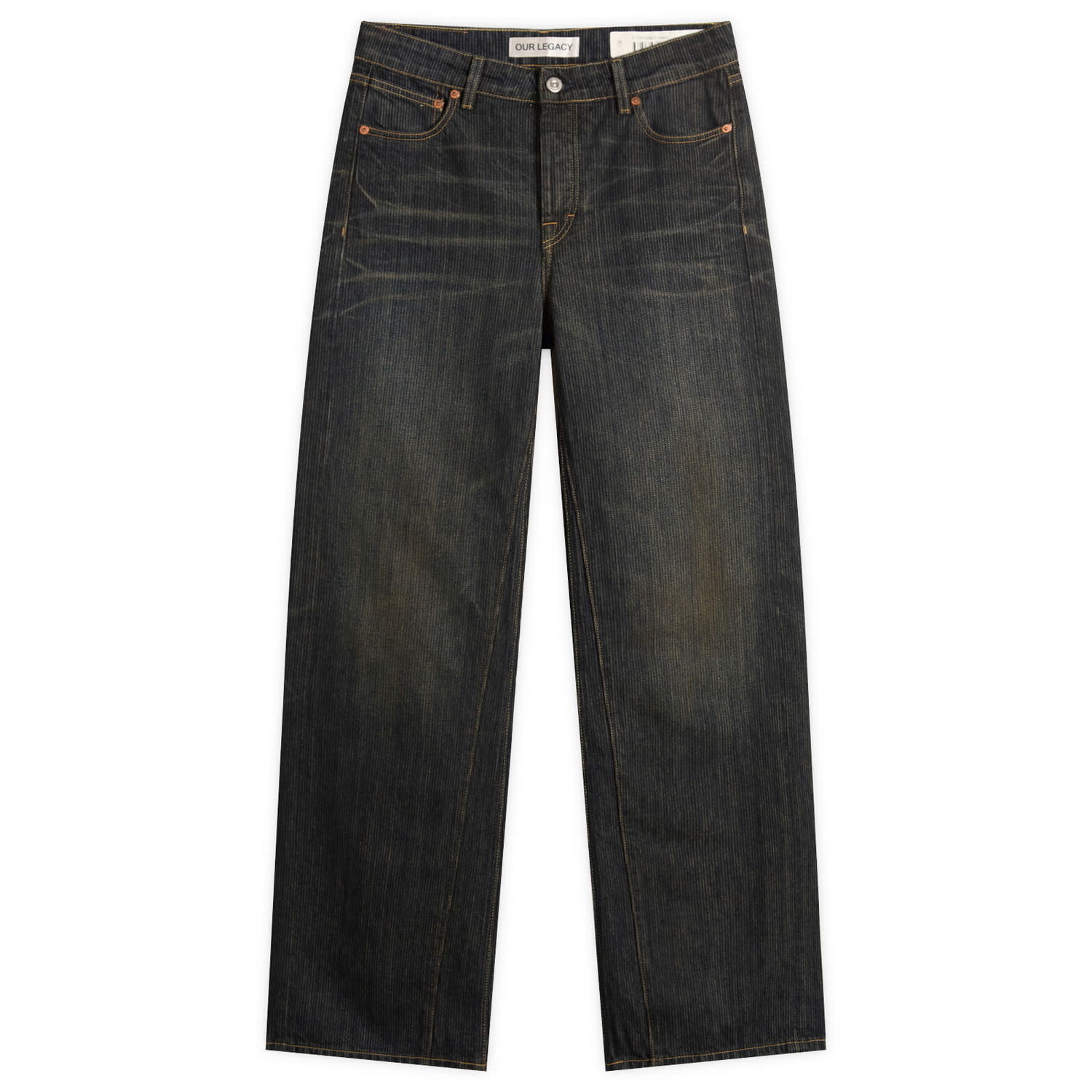 Jeans OUR LEGACY Our Legacy Treble Cut Baggy Jeans 24" Blå | W4255TC, 1