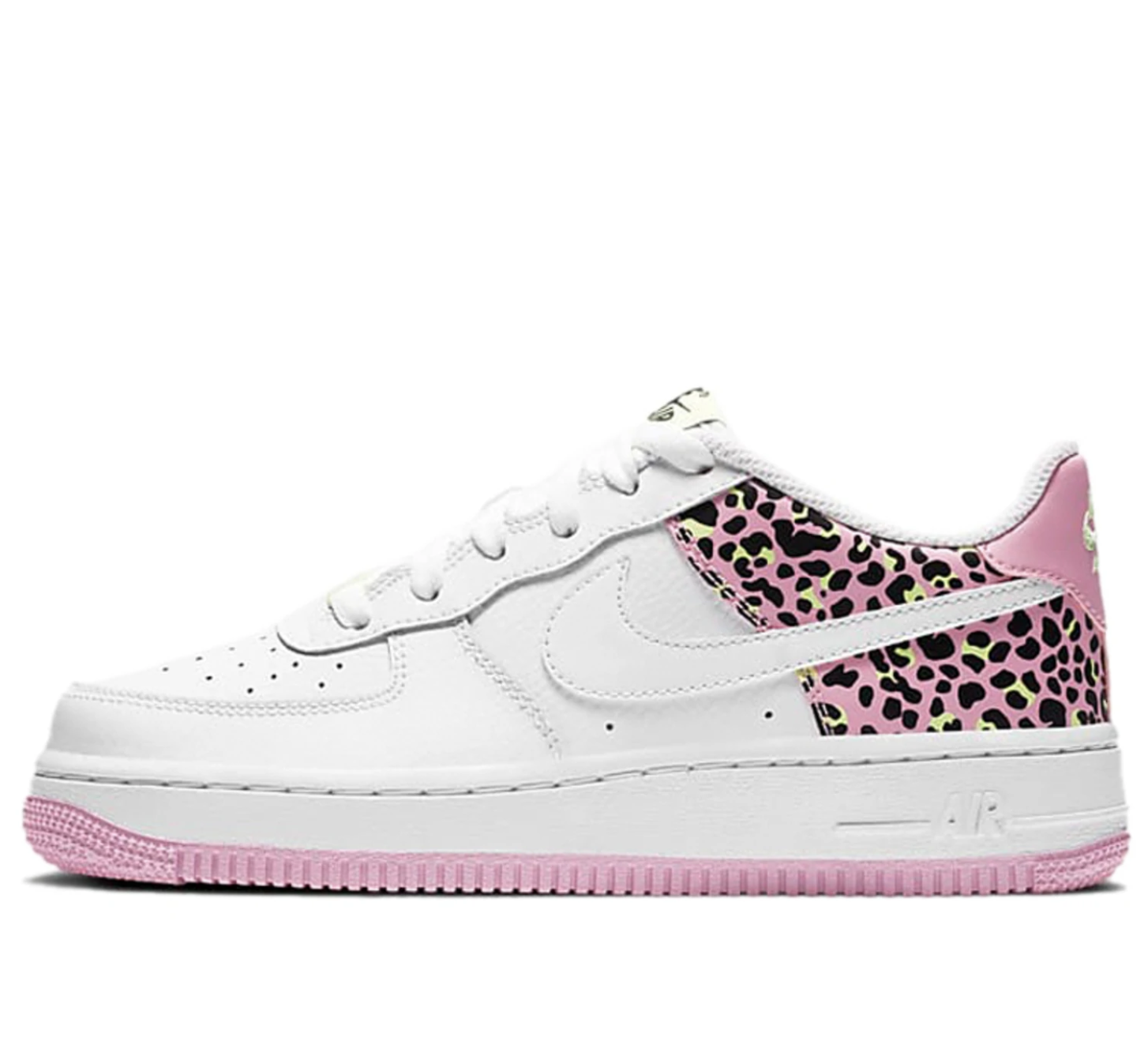 Sneakers og sko Nike Air Force 1 '07 "Pink Leopard" GS Hvid | DA4673-100, 0