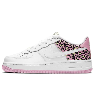 Sneakers og sko Nike Air Force 1 '07 "Pink Leopard" GS Hvid | DA4673-100, 0