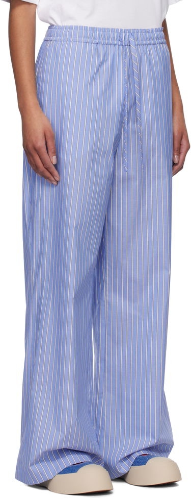 Bukser Marni Marni Loose Striped Trousers Blå | PAMA0071S1 UTC455, 1