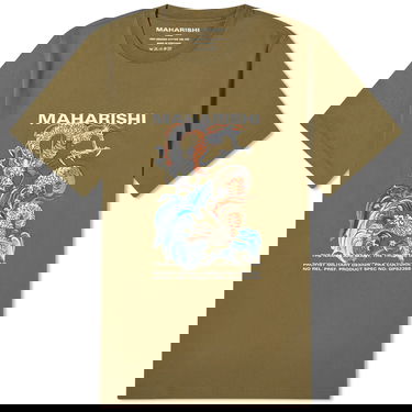 T-shirt Maharishi Double Dragon T-Shir Grøn | 1080-OLV, 0
