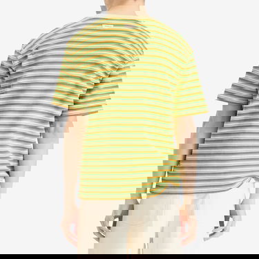 T-shirt Drôle de Monsieur Drôle de Monsieur Striped T-Shirt, Size Large Gul | G-TS245-CO203-MS, 3