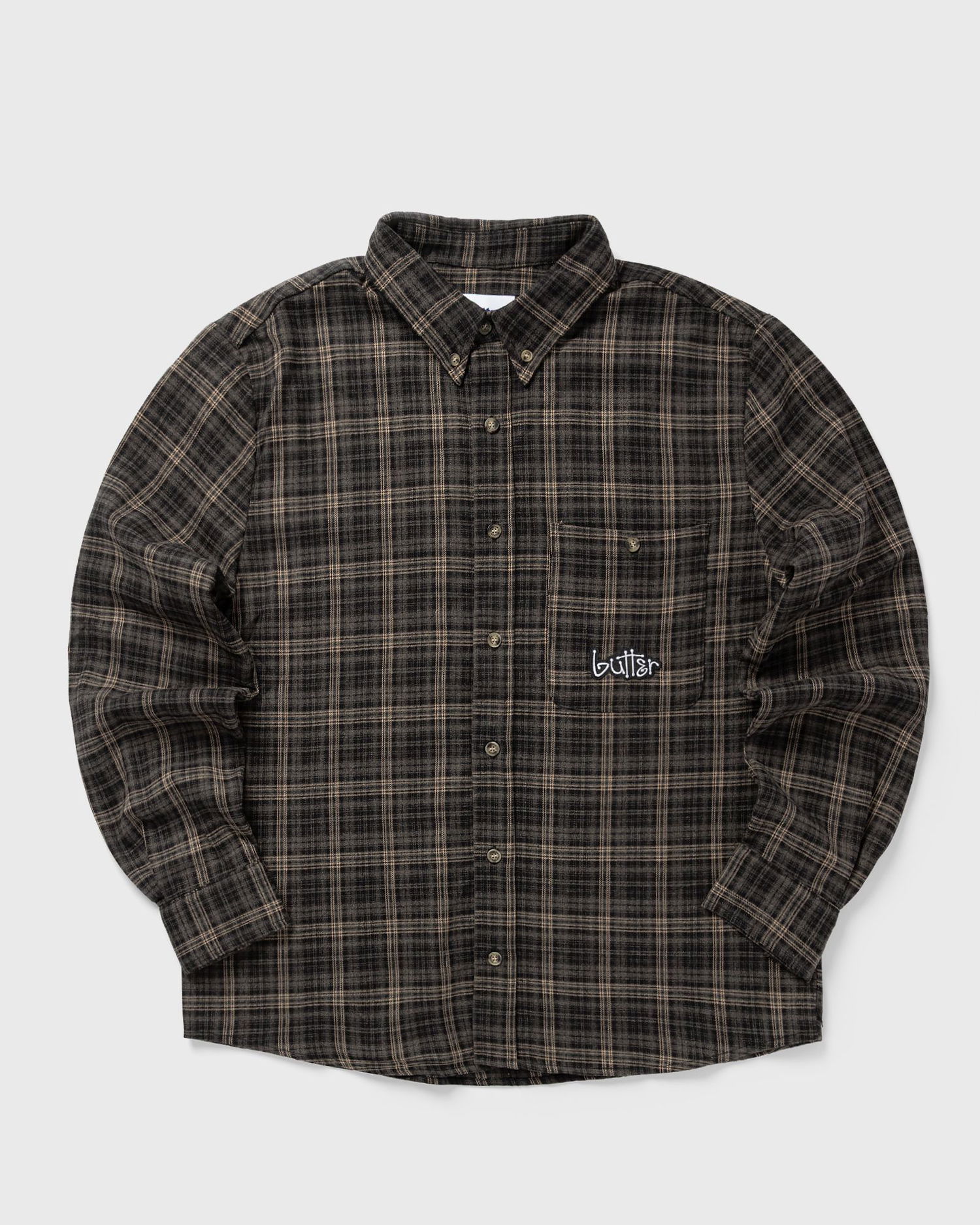 Skjorte Butter Goods Connection Plaid Flannel Shirt Flerfarvet | P25170, 0