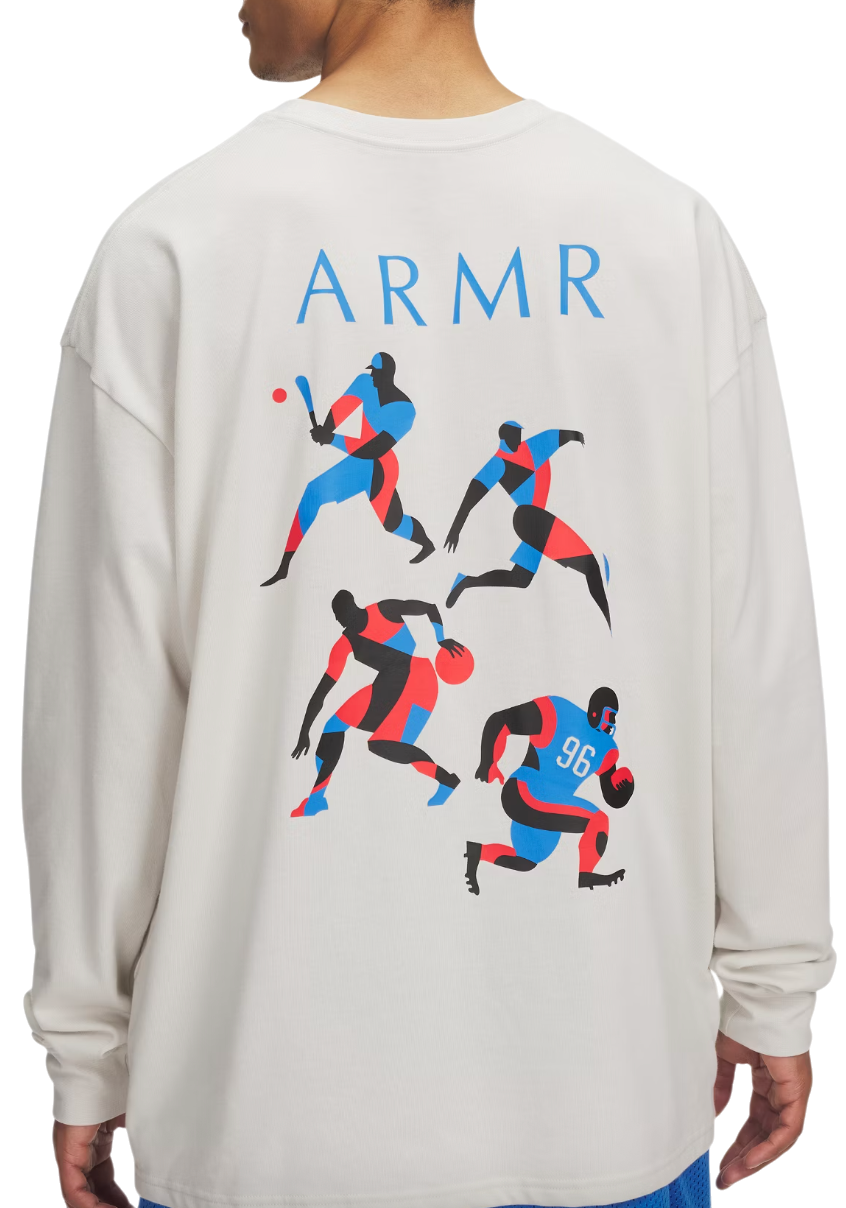 T-shirt Under Armour Under Armour UA HWT Modern Sport Long Sleeve T-Shirt Hvid | 6004885-110, 1