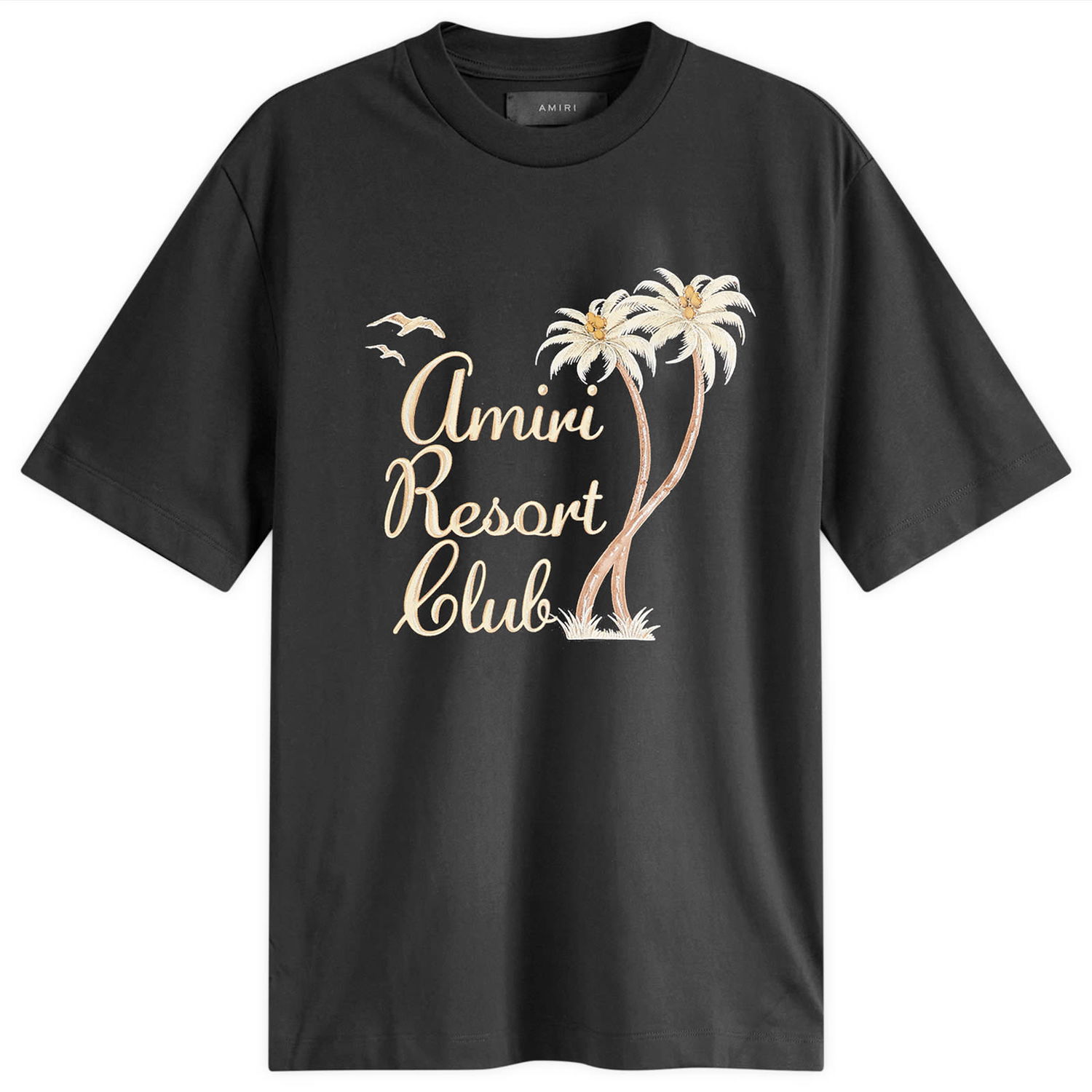 T-shirt AMIRI Resort Club Sort | AMJYTE1055-001, 0