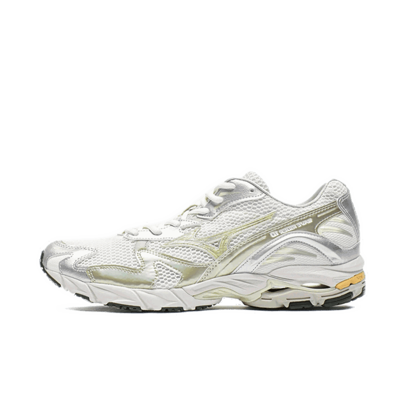 Løbe Mizuno Wave Rider Metallic Pack 2 "White Jade" Metalisk | D1GA243106