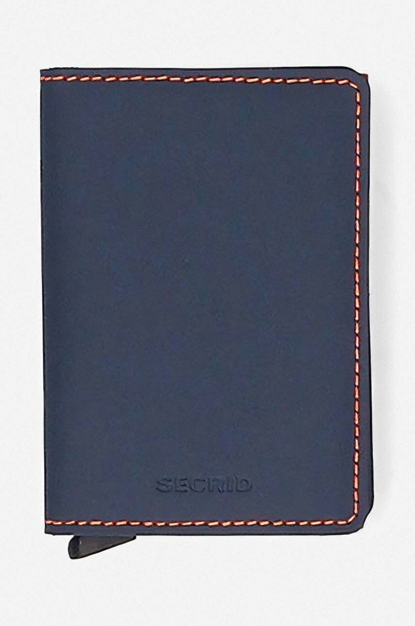 Tegnebog Secrid Slimwallet Matte Wallet Blå | SM.Nightblue.Orange, 0