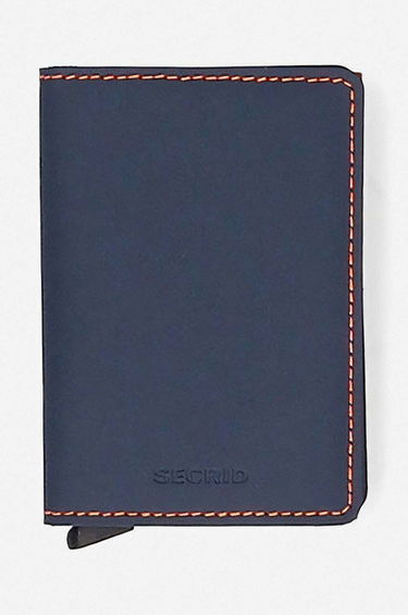Tegnebog Secrid Slimwallet Matte Wallet Blå | SM.Nightblue.Orange, 0