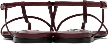 Sneakers og sko Jil Sander Jil Sander Pointed Toe Thong Sandals Bourgogne | J15WP0081_P8226, 1