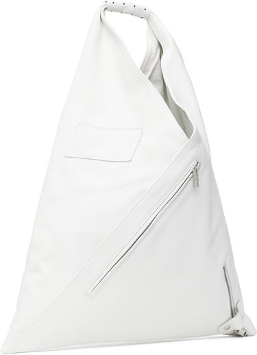 Håndtaske Maison Margiela MM6 Maison Margiela Classic Medium Triangle Tote Bag Hvid | S54WD0039 P8429, 1