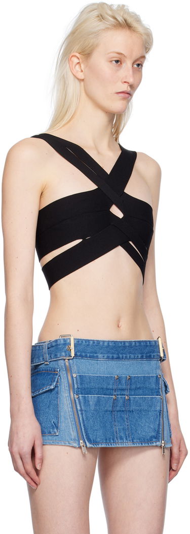 Bh Dion Lee Harness Bralette Sort | A7770PS24, 1