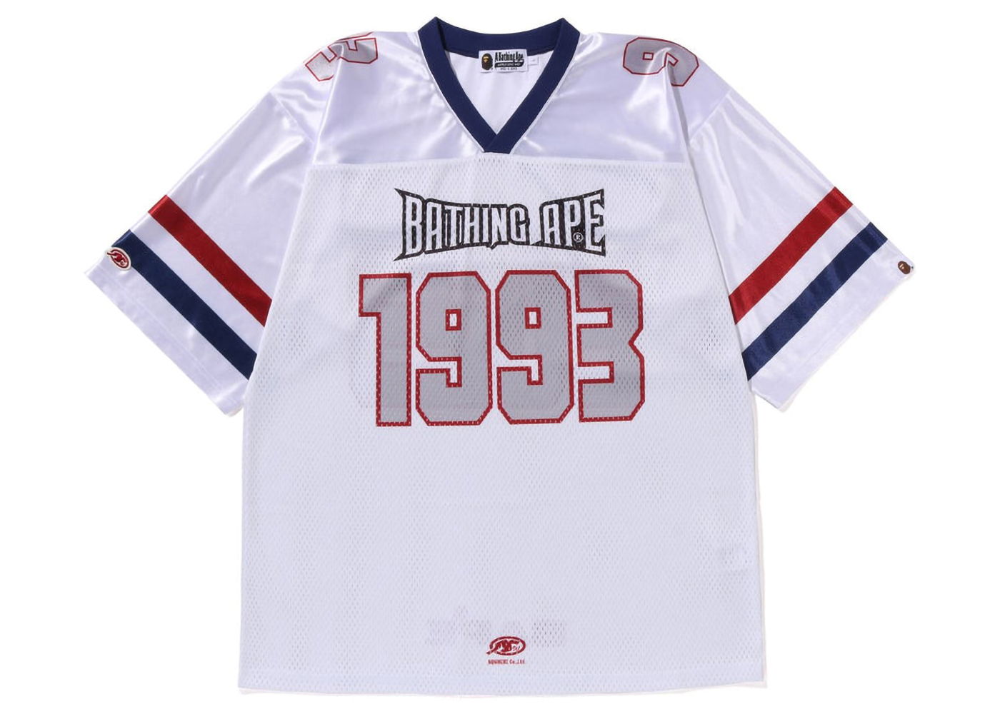 Jersey BAPE Football Jersey Hvid | 1J30-109-013, 0