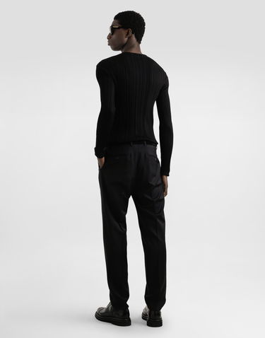Sweater Dolce & Gabbana Dolce & Gabbana Long-Sleeved Silk Cardigan Sort | GXVC7TJBSN6N0000, 2