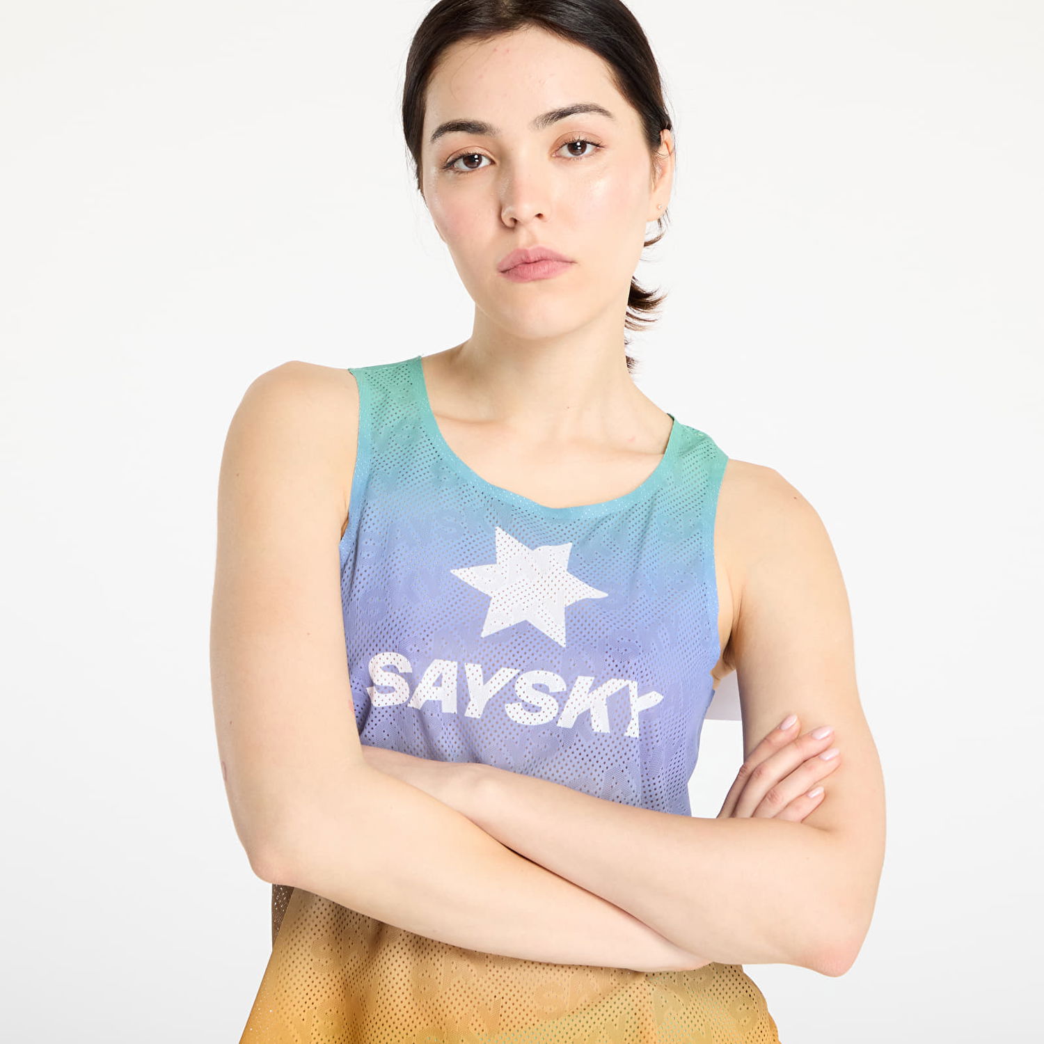 Tanktop Saysky SAYSKY Women's Drip Dye Flow Air Singlet Flerfarvet | NWRSI62C1033, 1