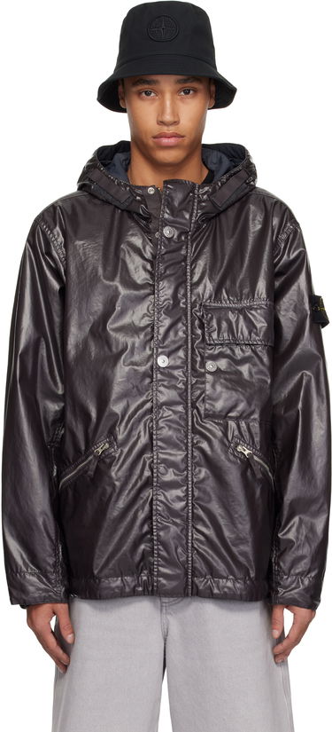 Vindjakke Stone Island Stone Island Mussola Gommata-TC Hooded Jacket Grå | K1S15 4100062 S0022, 0