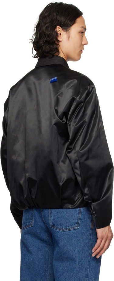 Bomberjakke ADER ERROR ADER error Product. 20 Ruched Satin Jacket Sort | BO01SSJK0802BK, 2