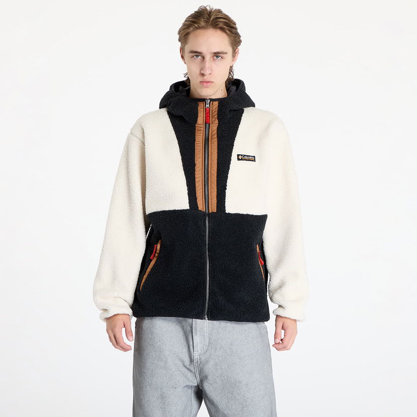 Sweatshirt Columbia Sweatshirt Backbowl™ II Remastered Full Zip Hoodie Chalk/ Black M Beige | 2090801191
