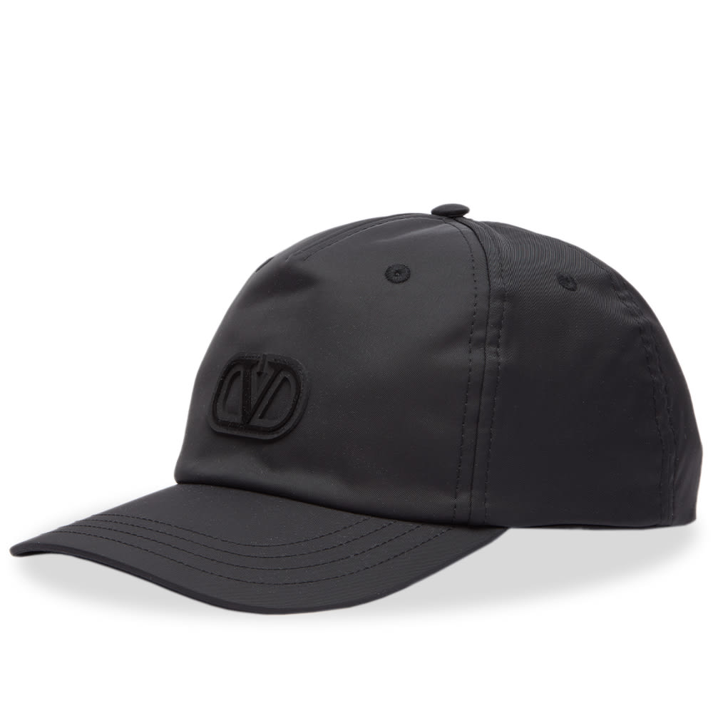 Kasketter og hatte Valentino V Logo Baseball Cap Black Sort | 2Y2HDA10ENC-0NO, 0
