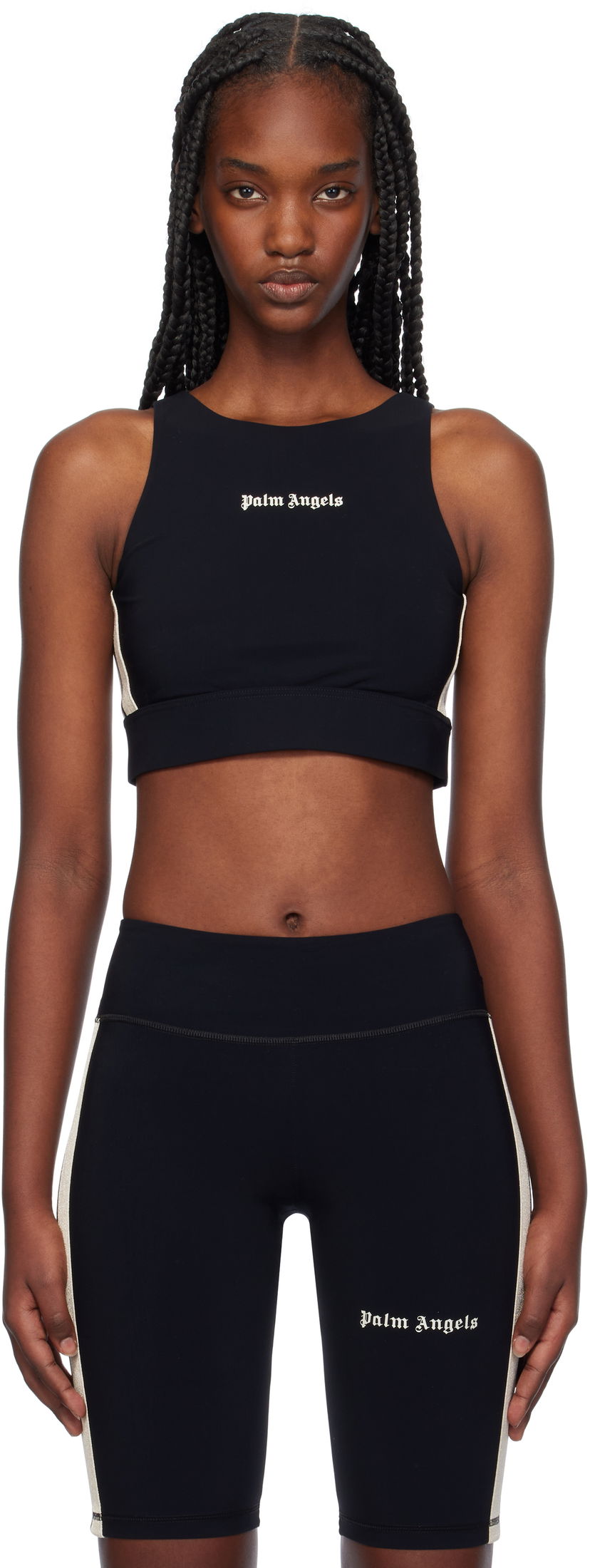 Bh Palm Angels Training Crop Sport Top Sort | PWVO001C99FAB0031003