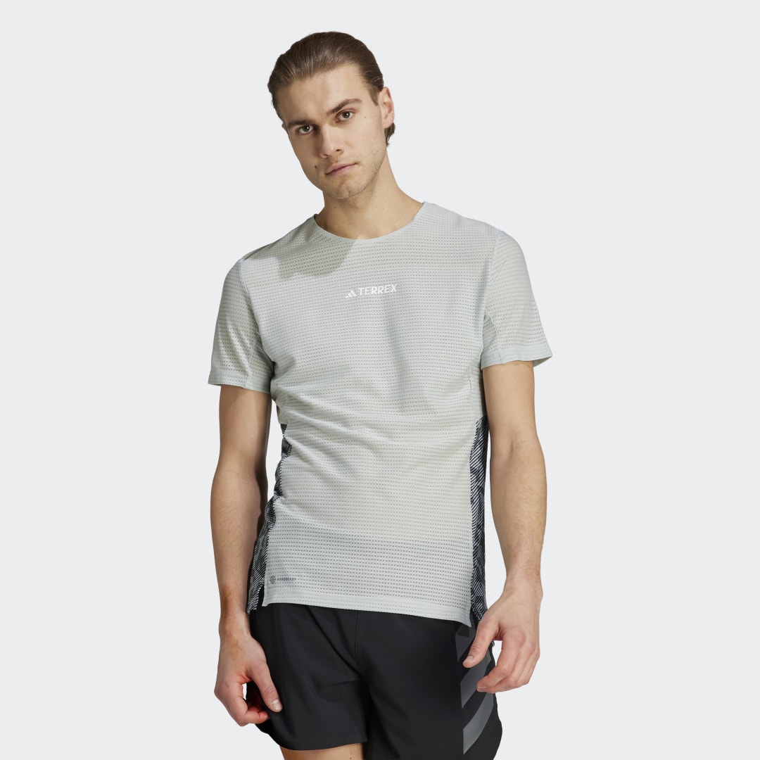T-shirt adidas Performance Terrex Agravic Pro Trail Running Tee Grå | HZ6244, 0