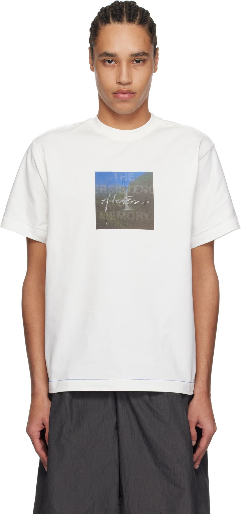 T-shirt ADER ERROR ADER error Product. 37 Graphic T-Shirt Hvid | BO01SSTS0101OW
