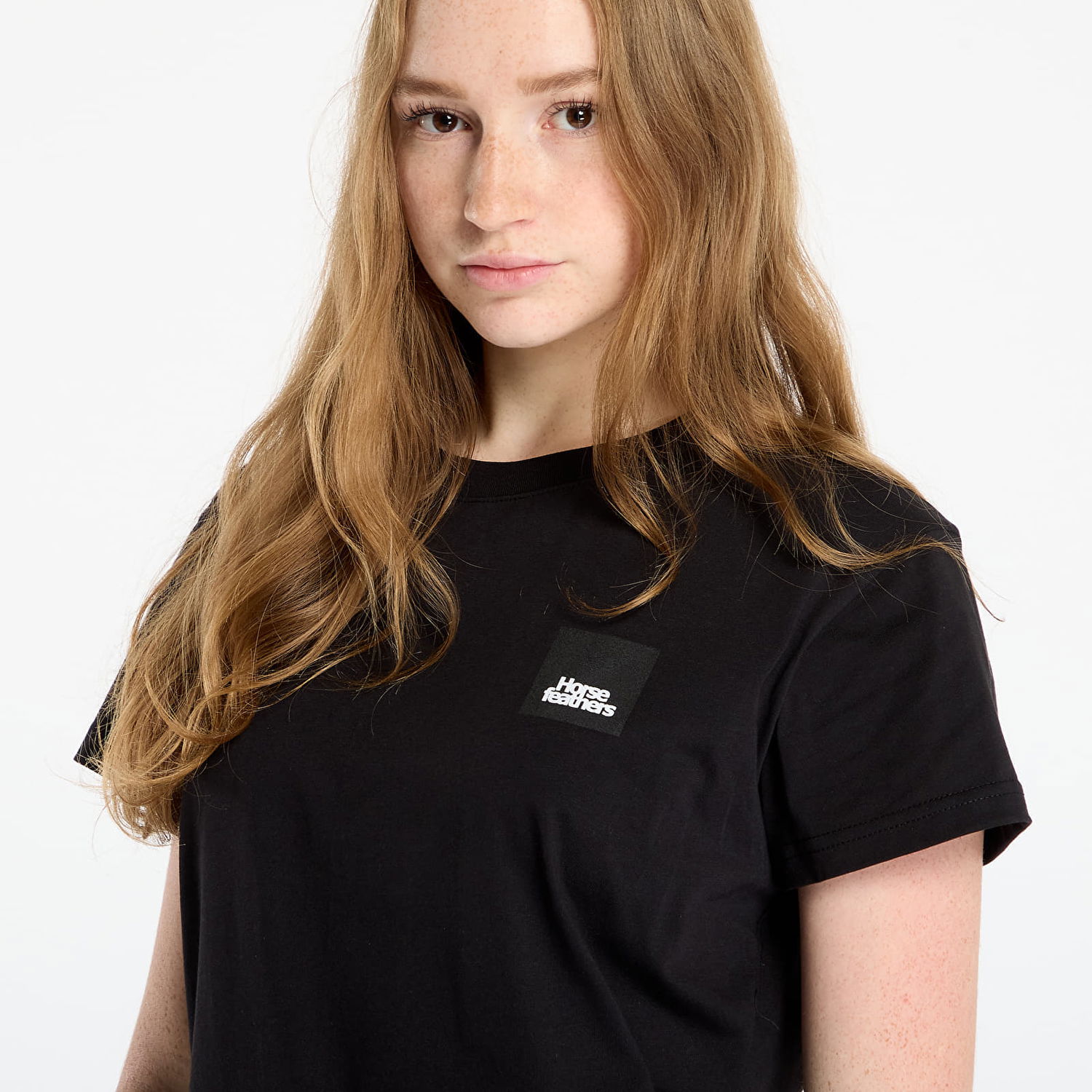 T-shirt Horsefeathers Patch Logo T-shirt Suzy Top Sort | SW959C, 1