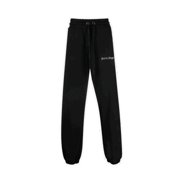 Joggingbukser Palm Angels PXP Shiny Sweatpants Sort | PMCH011F22FLE0051072, 0