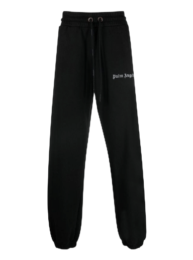 Joggingbukser Palm Angels PXP Shiny Sweatpants Sort | PMCH011F22FLE0051072