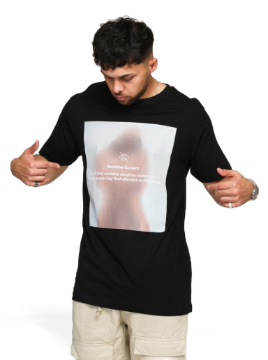 T-shirt Urban Classics Sensitive Content Tee Sort | MT1335 black
