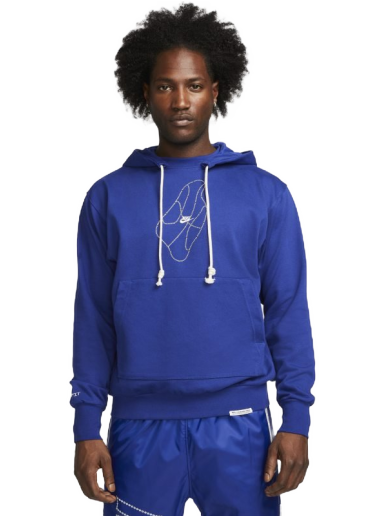 Sweatshirt Nike Dri-FIT Standard Issue Pullover Basketball Hoodie Mørkeblå | DQ6103-455