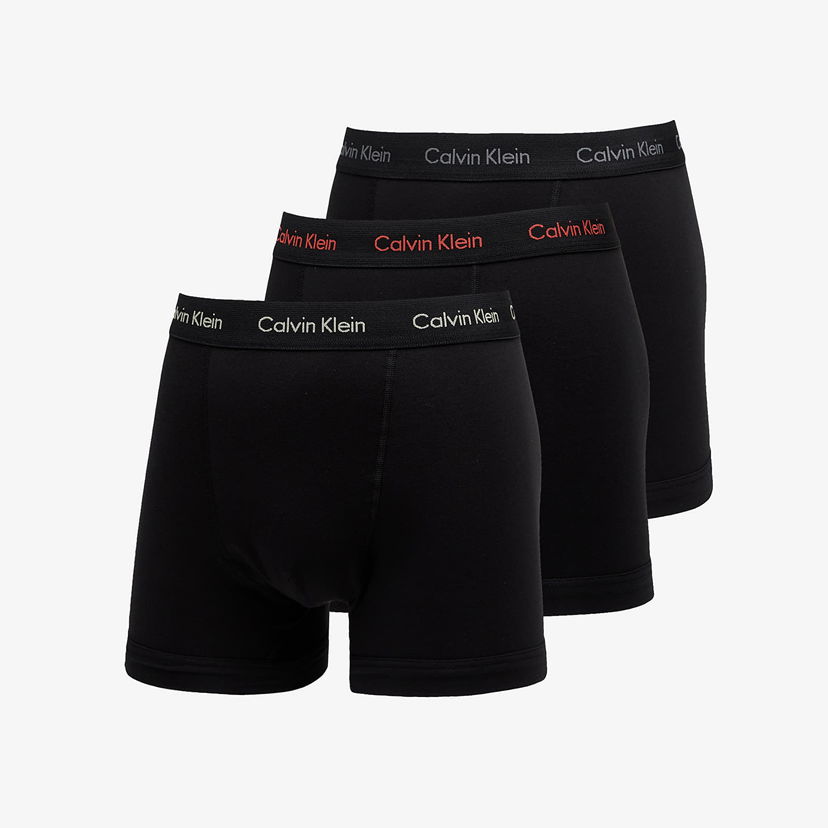 Boksere CALVIN KLEIN Cotton Stretch Classic Fit Boxer 3-Pack Black Sort | U2662G MWO