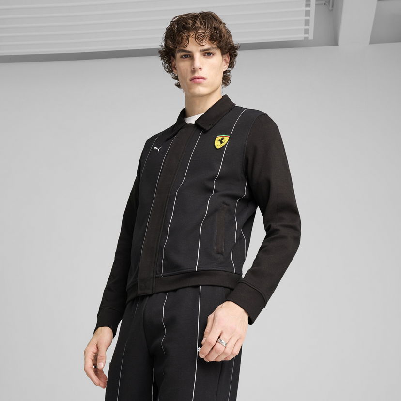 Træningsdragt Puma Scuderia Ferrari HP Race Premium Jacket Sort | 630207_01