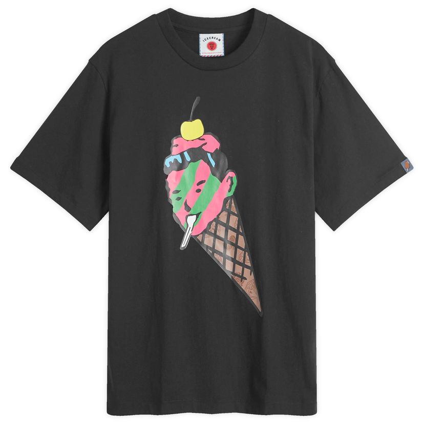T-shirt BBC IceCream ICECREAM Cone Man T-Shirt, Size Large Sort | IC24483-BLK