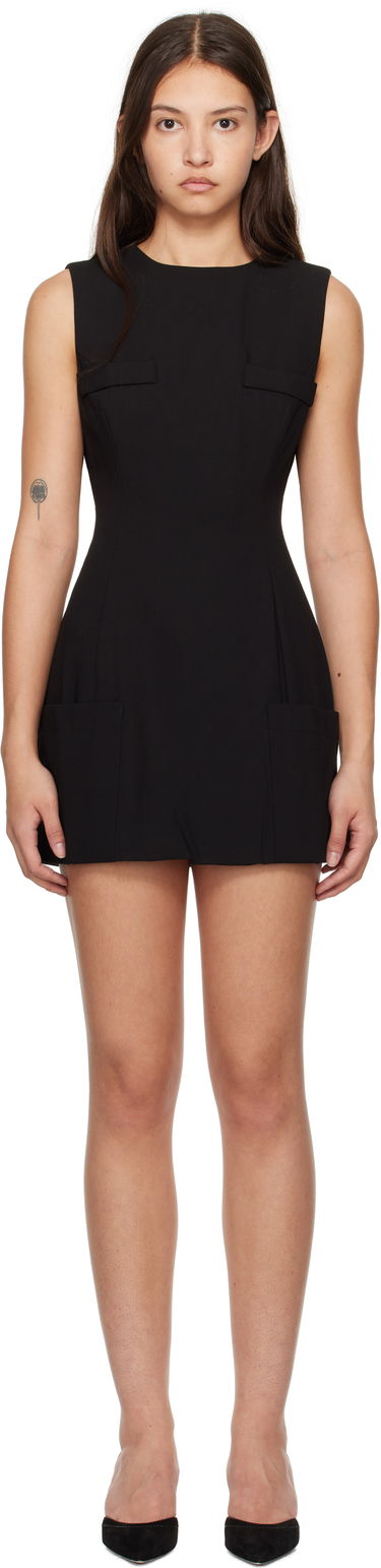 Kjole GUIZIO Guizio Rowan Sleeveless Minidress Sort | H24405W115, 0