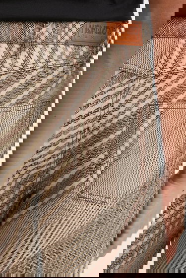 Bukser KENZO Wool Blend Diagonal Stripe Turn Up Wide Fit Pants Flerfarvet | FF65PA3839IO, 3