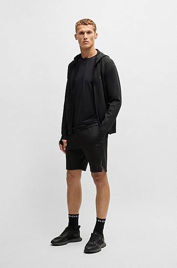 Sweatshirt BOSS Stretch Zip-Up Hoodie with Moisture Management Sort | 50531224, 1