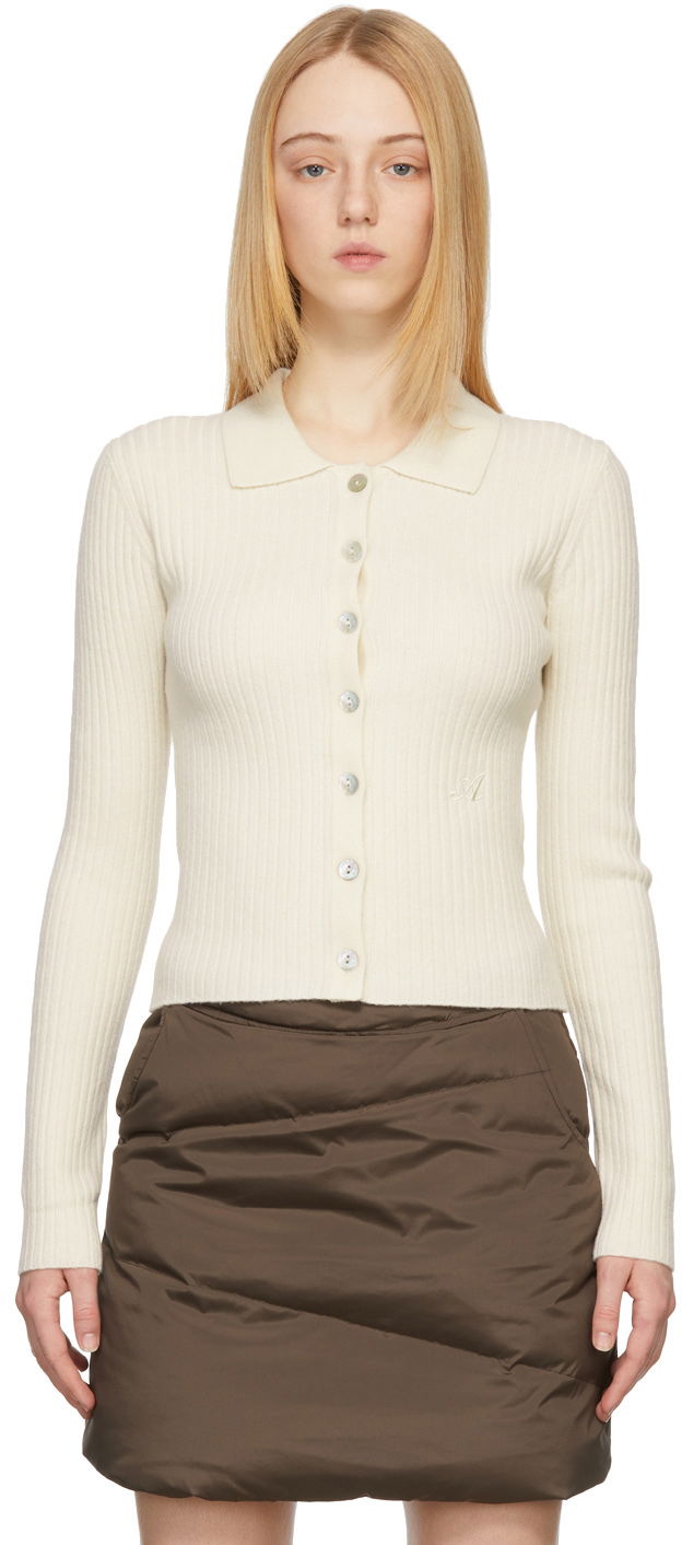 Sweater AXEL ARIGATO Off-White Signature Cardigan Beige | A0442002, 0