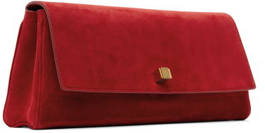 Håndtaske Khaite KHAITE Audrey Suede Clutch Beige | H3033-726, 4
