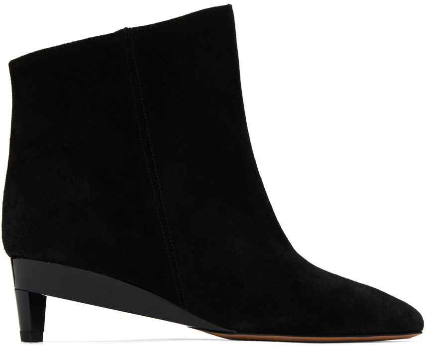 Tøj ISABEL MARANT Isabel Marant Deyan Suede Ankle Boots Sort | 23ABO0057FA-A3A33S, 0